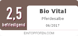 Testsiegel: Bio Vital Pferdesalbe